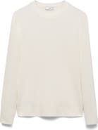 MANGO Rib Crewneck Sweater