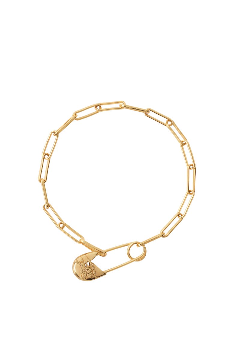 Burberry EKD Pin Bracelet, Main, color, Gold