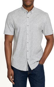 Brooklyn Brigade Prospect Shell Short Sleeve Button Down Performance Shirt