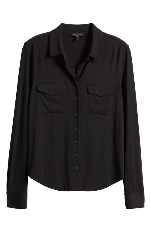 RAG & BONE RAG & BONE LUCA LONG SLEEVE BUTTON-UP SHIRT