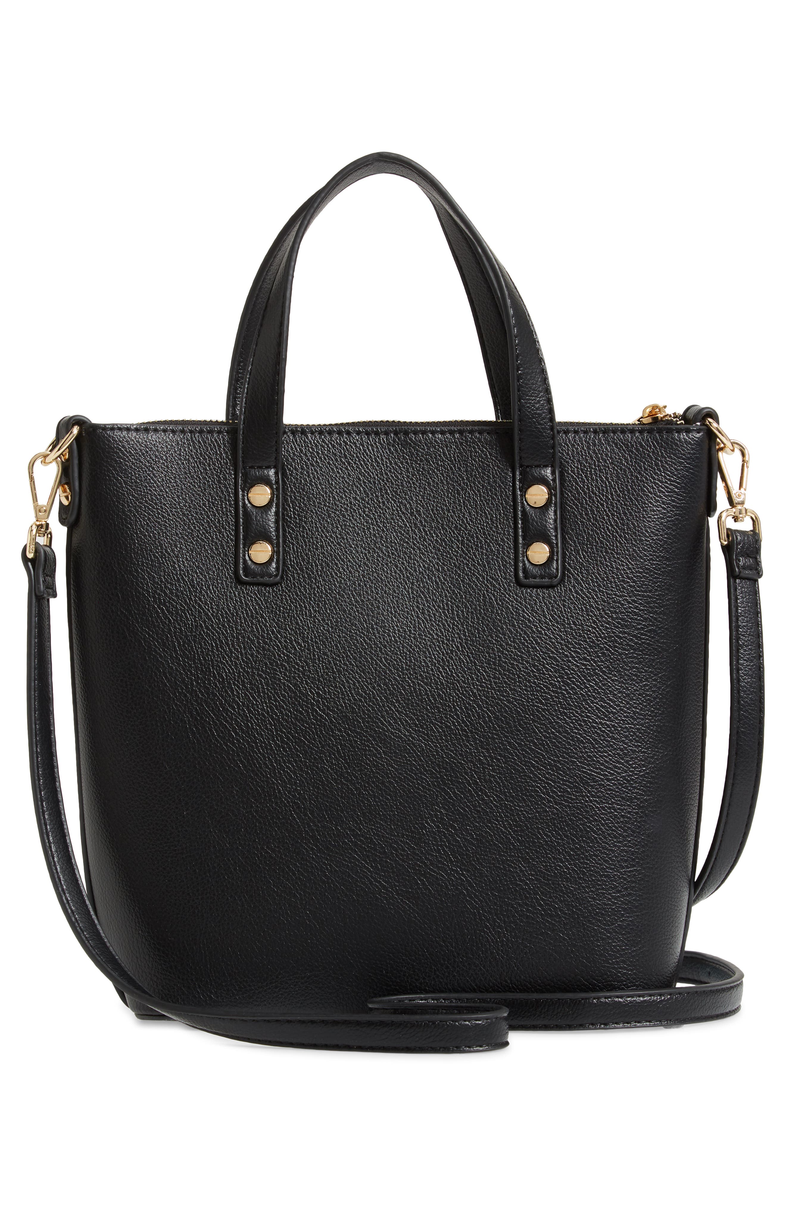 Mali + Lili Mia Mini Vegan Leather Tote, Alternate, color, 