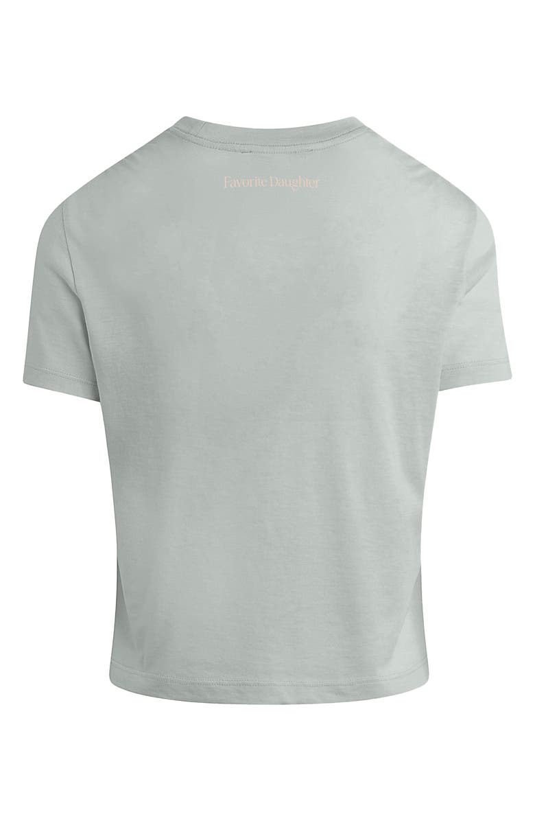 Favorite Daughter Moms Favorite Crop T-Shirt, Alternate, color, Light Sage/ White