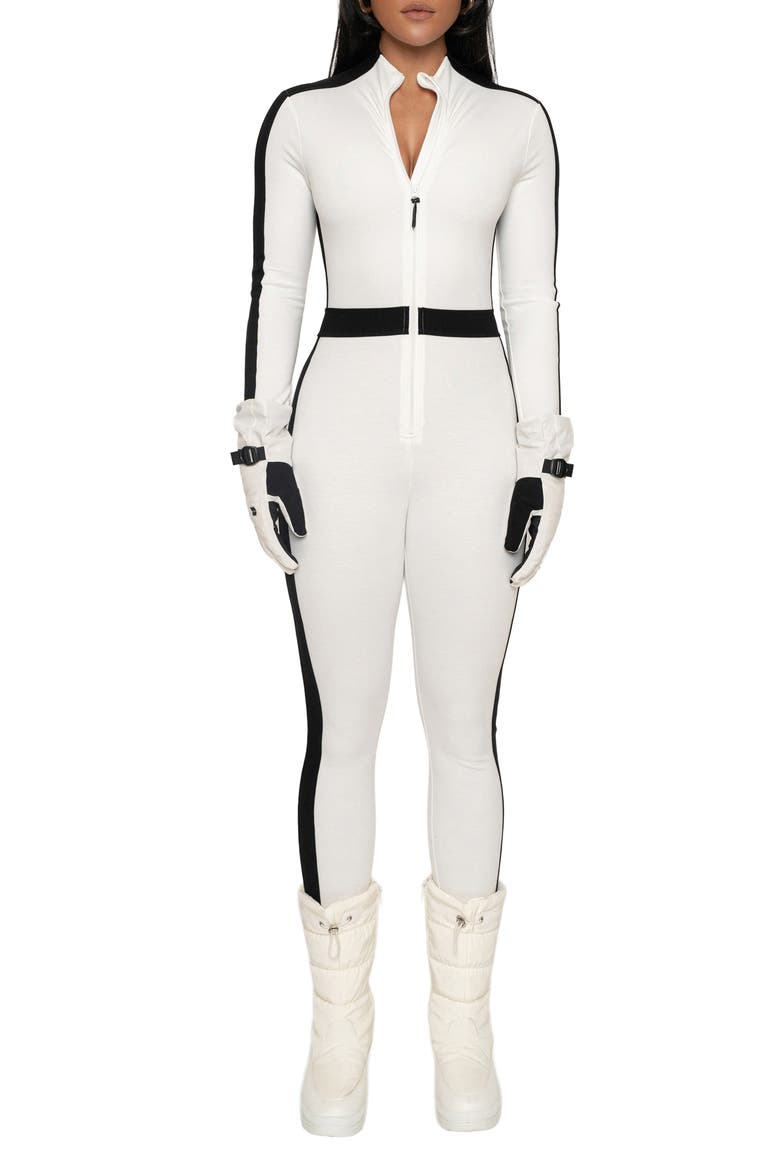 Off Limits Long Sleeve Jumpsuit, Main, color, IVORY