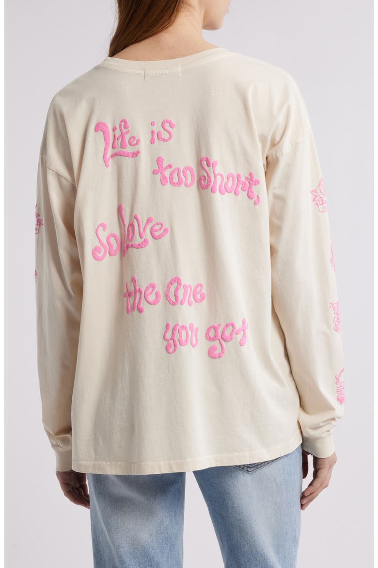 Sublime Long Sleeve Graphic T-Shirt, Alternate, color, DIRTY WHITE