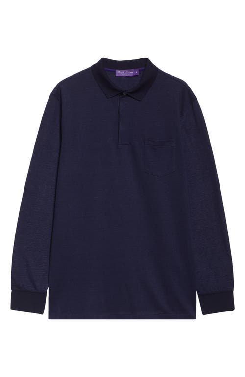 Ralph Lauren Purple Label Linen & Cotton Piqué Polo
