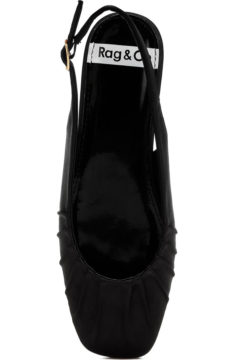 Rag & Co Cheeni Satin Slingback Flat, Alternate, color,