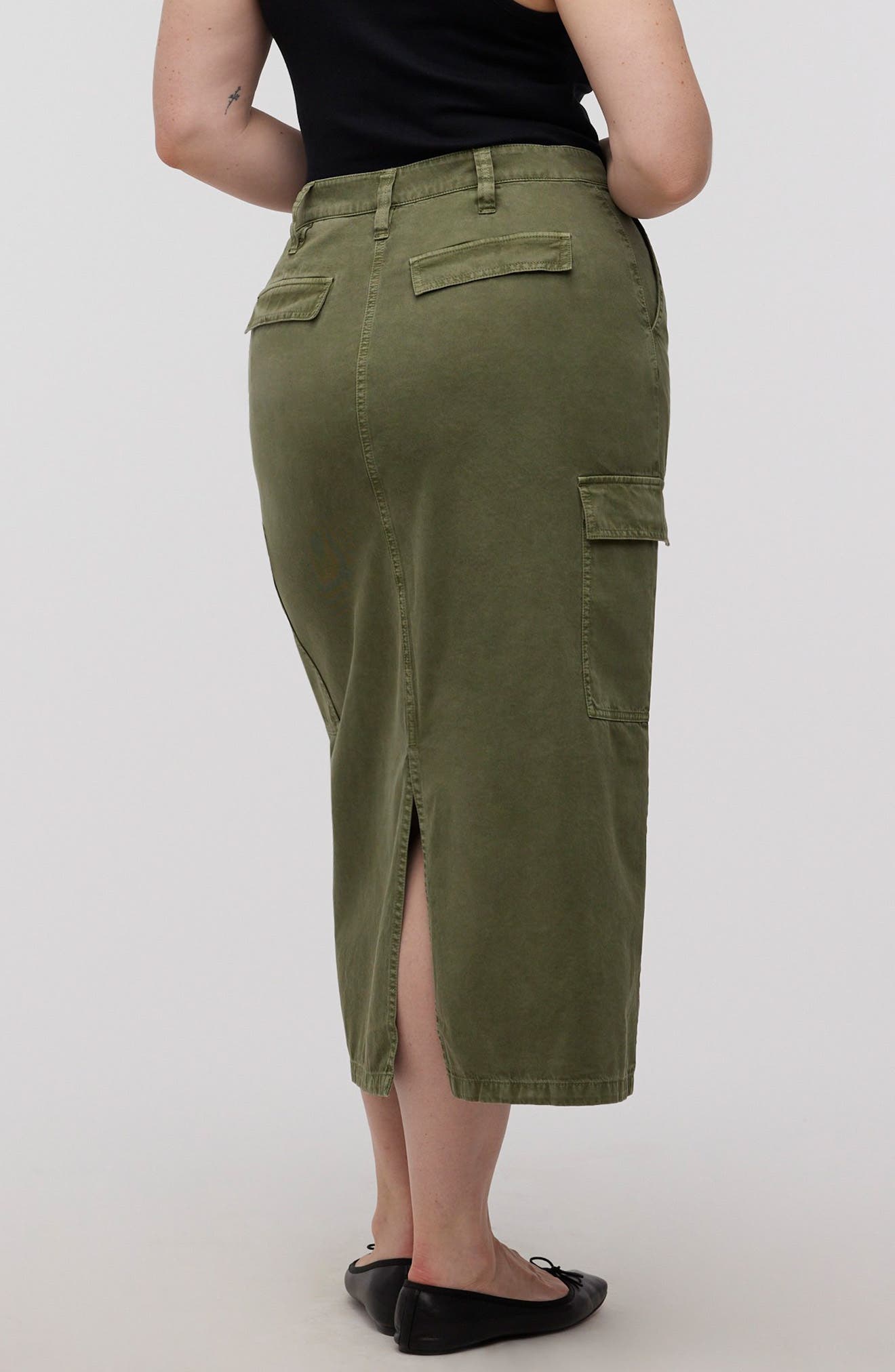 Madewell Cargo Midi Skirt (Women) | Nordstromrack