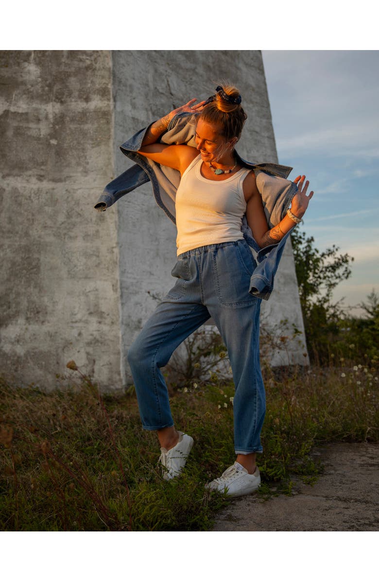 Carve Designs Zoe Lightweight Denim Pant, Alternate, color, Magnolia