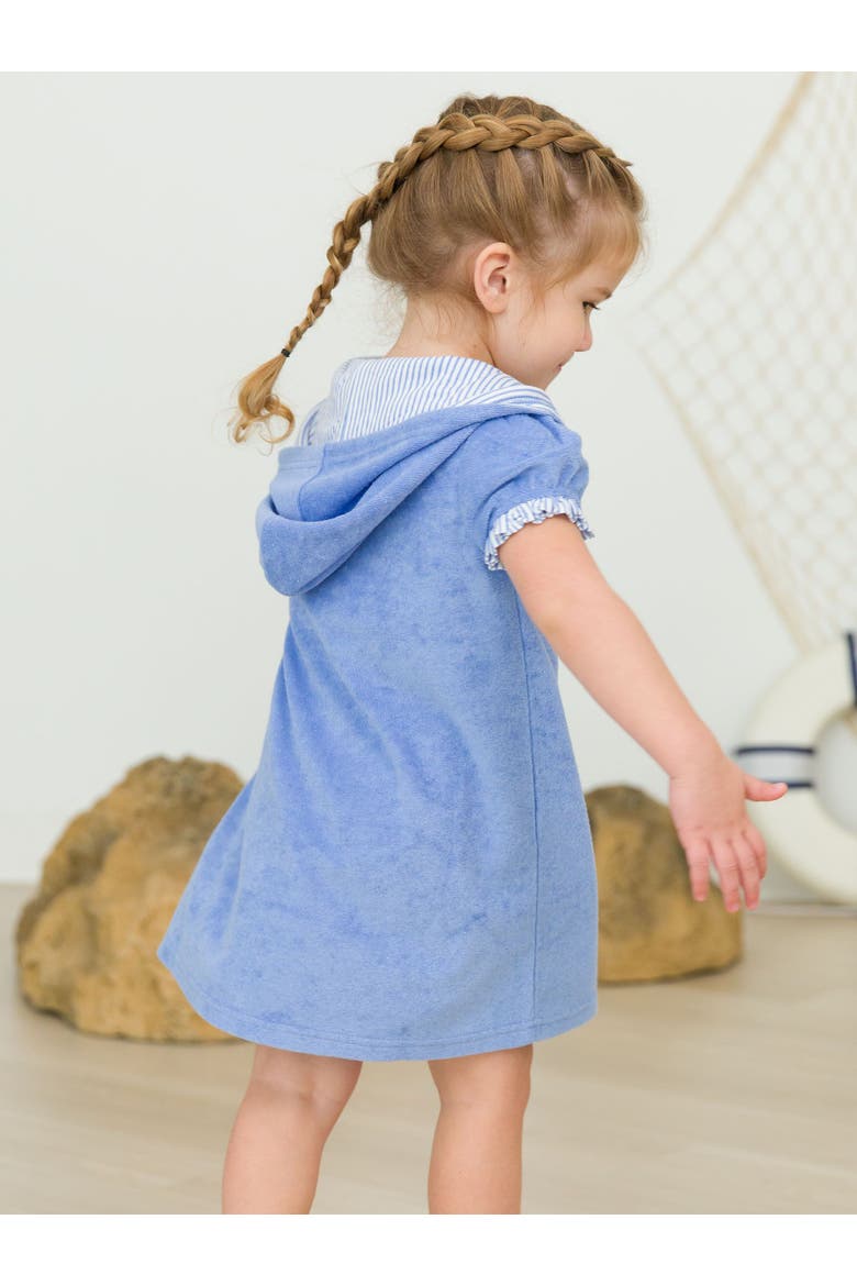 Baby/Toddler Girls Terry Full-Zip Cover-Up, Alternate, color, Periwinkle Blue
