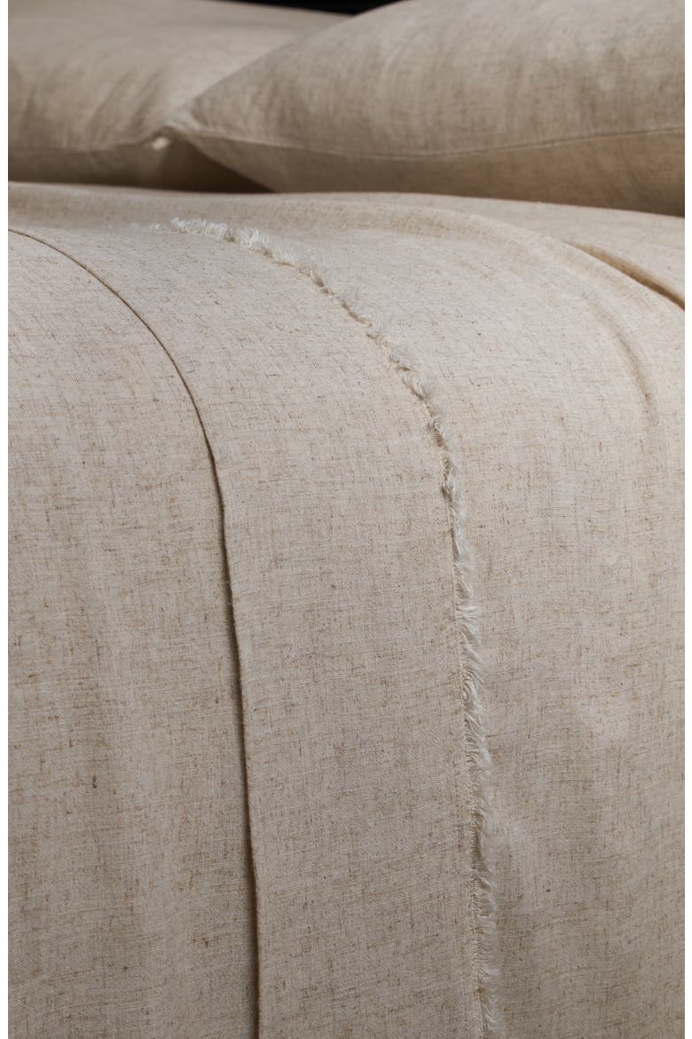 Remi Set of 2 Frayed Pillowcases, Alternate, color, NATURAL