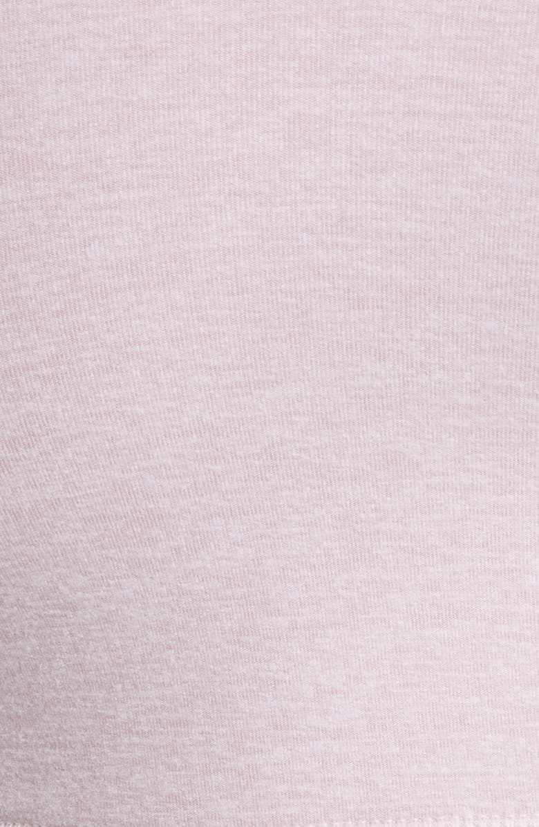 Beyond Yoga Space Dye Longline Sports Bra, Alternate, color, Blush Blooms Heather