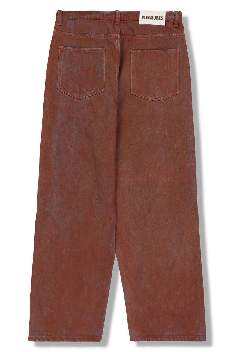 Spray Formula Baggy Jeans, Alternate, color, RUST