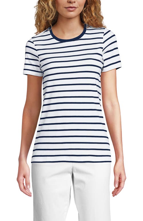 Lands' End Relaxed Supima Cotton Crew Neck T-shirt