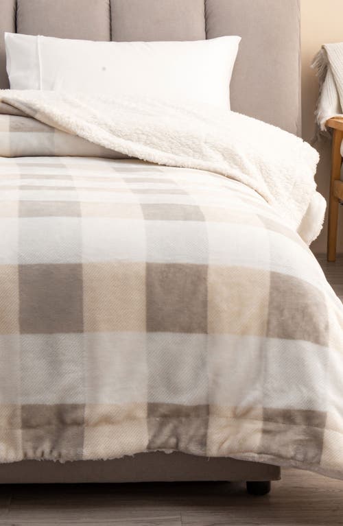 Woven & Weft Reversible Faux Shearling Throw Blanket