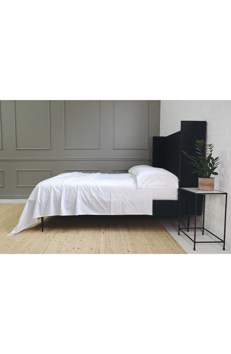 Pom Pom at Home Classico Cotton Sateen Sheet Set, Alternate, color, White