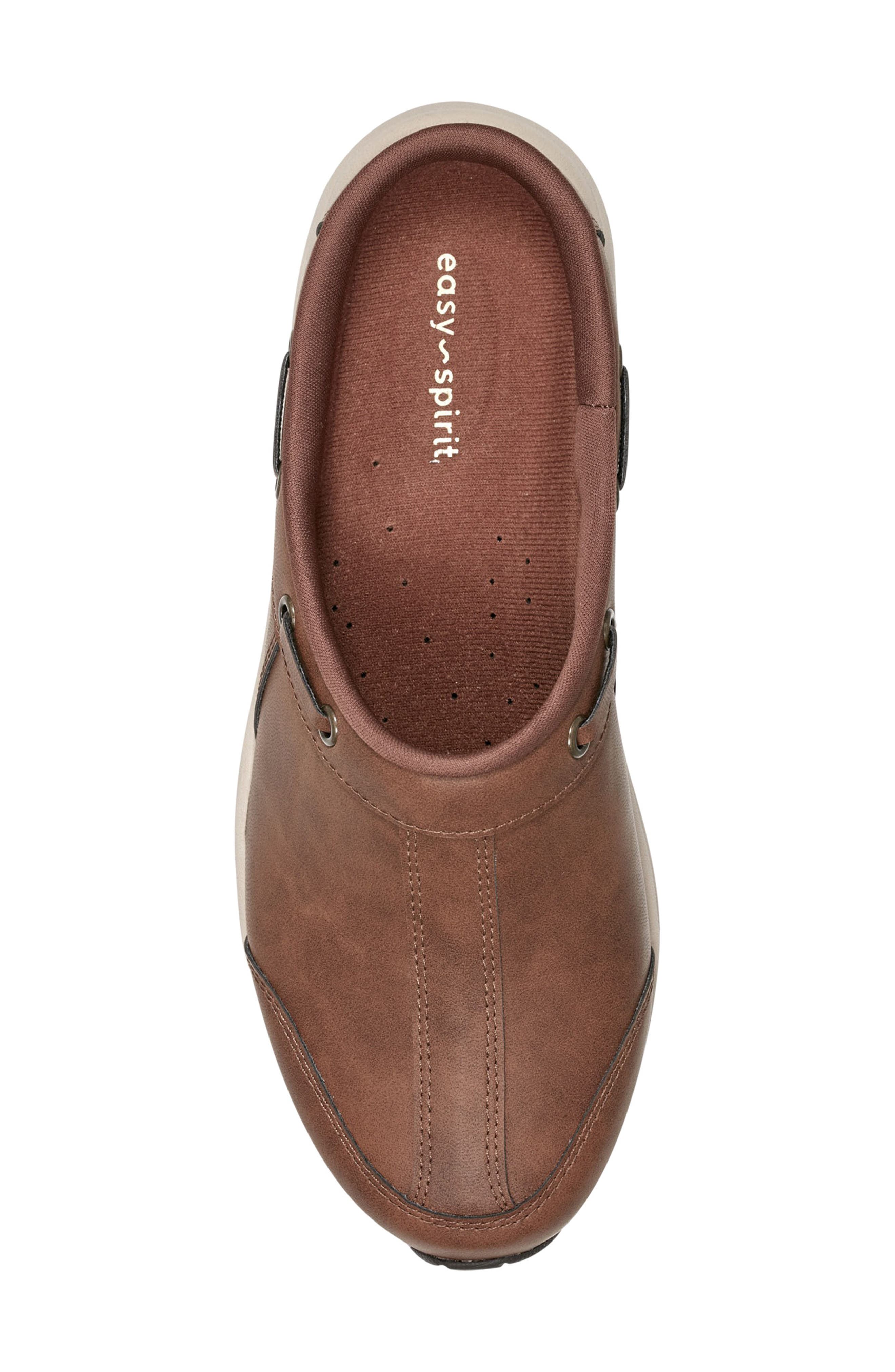 Easy Spirit Travelport Clog, Alternate, color, Medium Brown