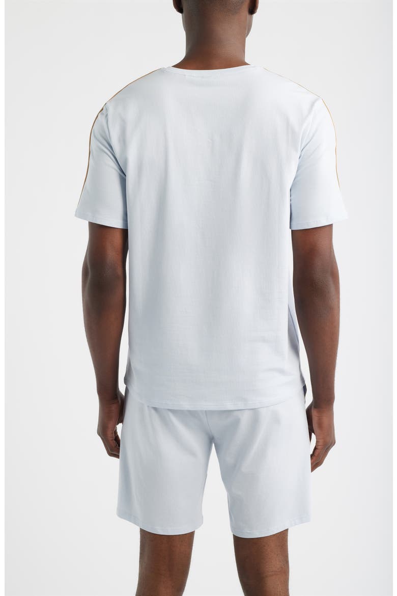 Unique Stretch Cotton Pajama T-Shirt, Alternate, color, LIGHT/ PASTEL PURPLE