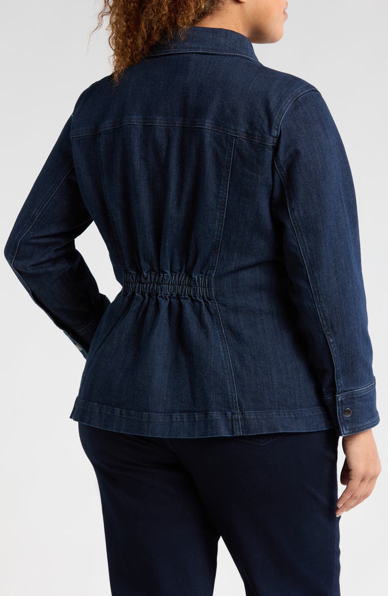 Universal Standard Longline Denim Chore Jacket, Alternate, color,