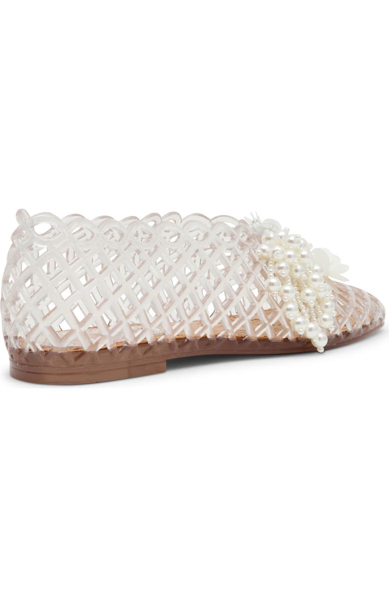 Steve Madden Grove Charm Jelly Flats, Alternate, color, Clear
