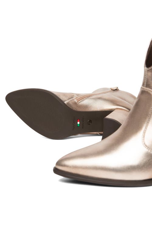 Nerogiardini V-cut Bootie In Gold