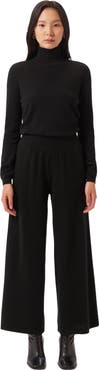 GOBI Mongolian Cashmere Wide-Leg Cashmere Pants