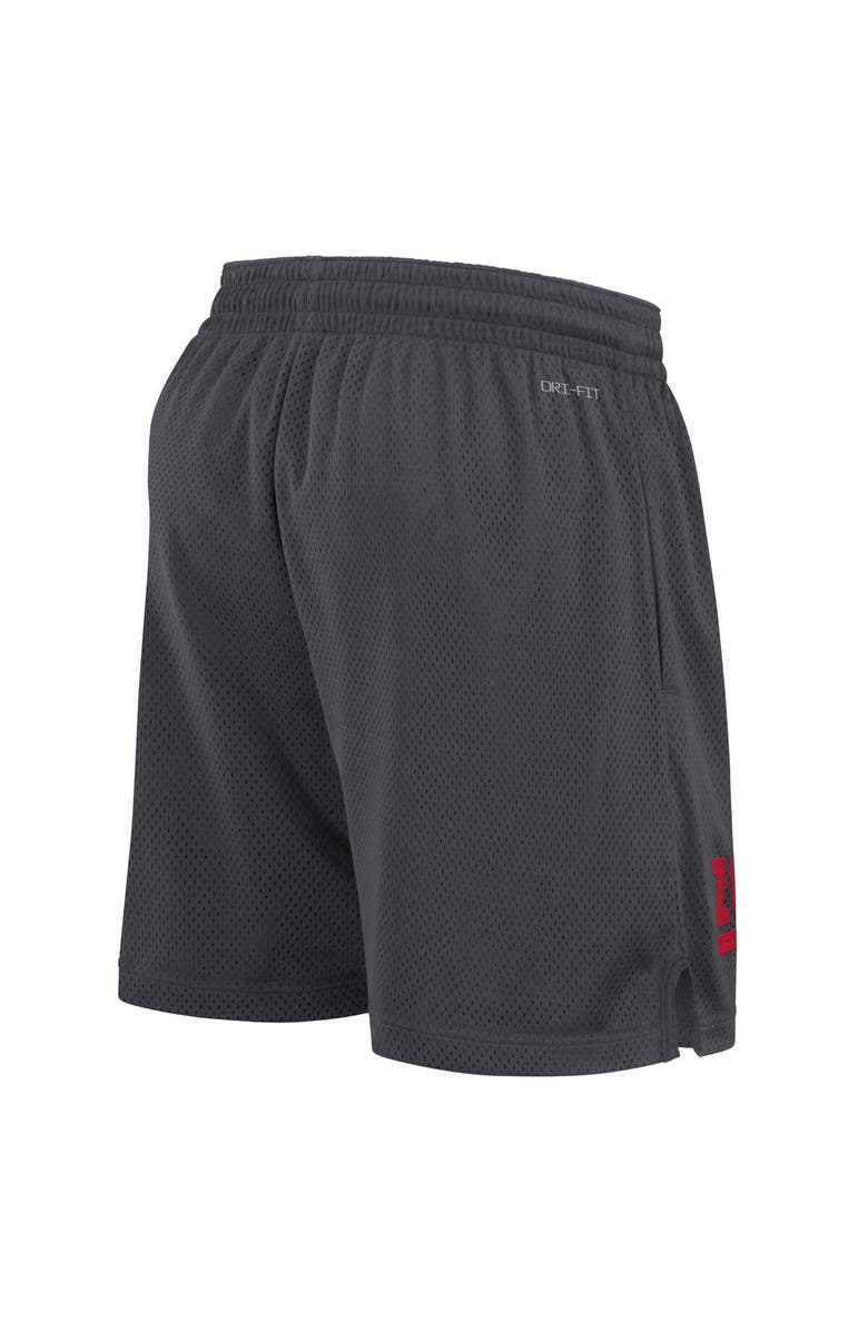 Nike Men's Nike Anthracite Arizona Wildcats 2024 Sideline Performance Mesh Shorts, Alternate, color, Anthracite