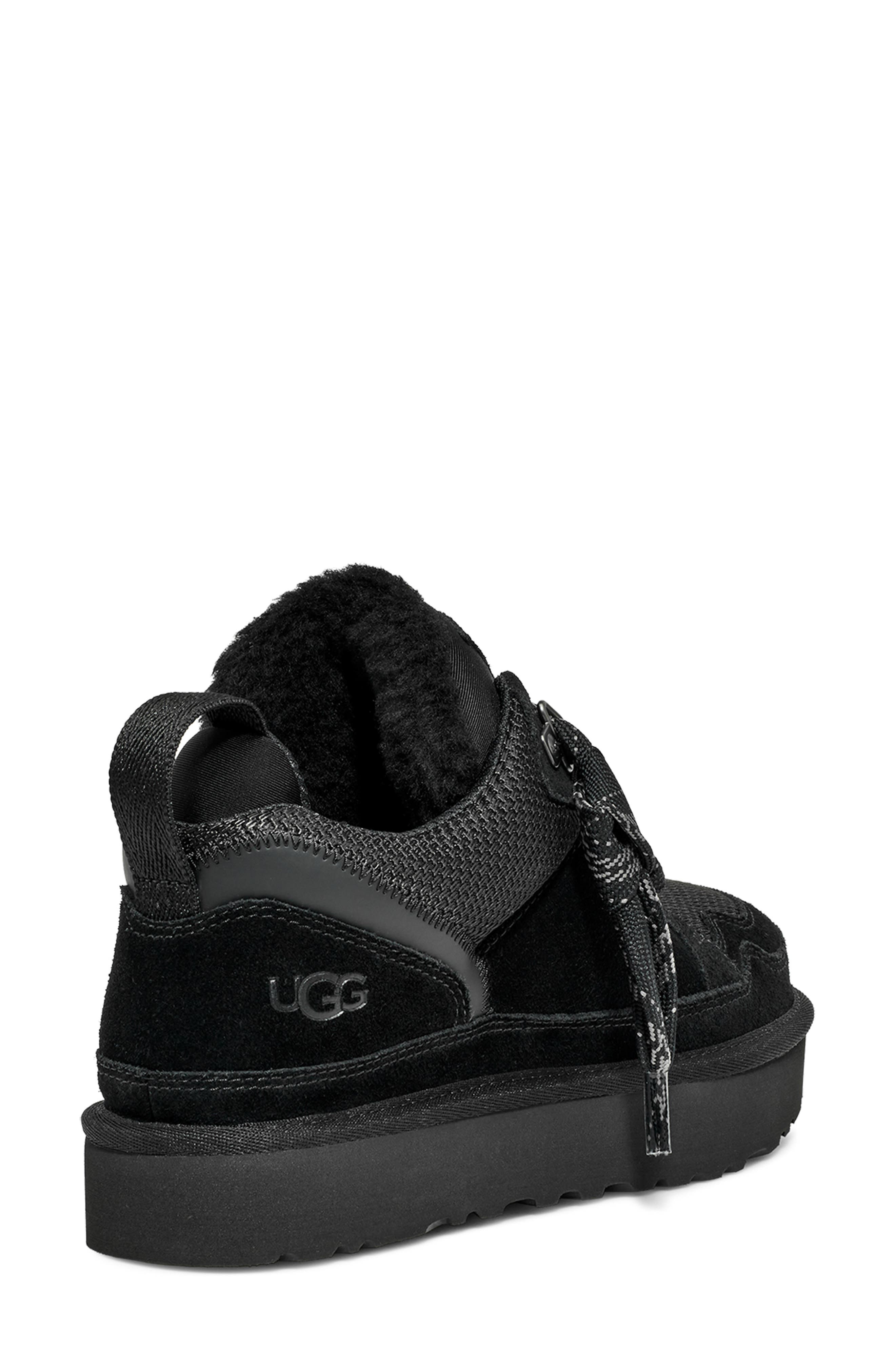 UGG<sup>®</sup> Lowmel Sneaker, Alternate, color, Black