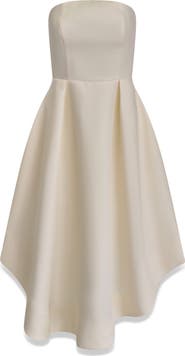 Donna Karan New York Strapless Satin Gown