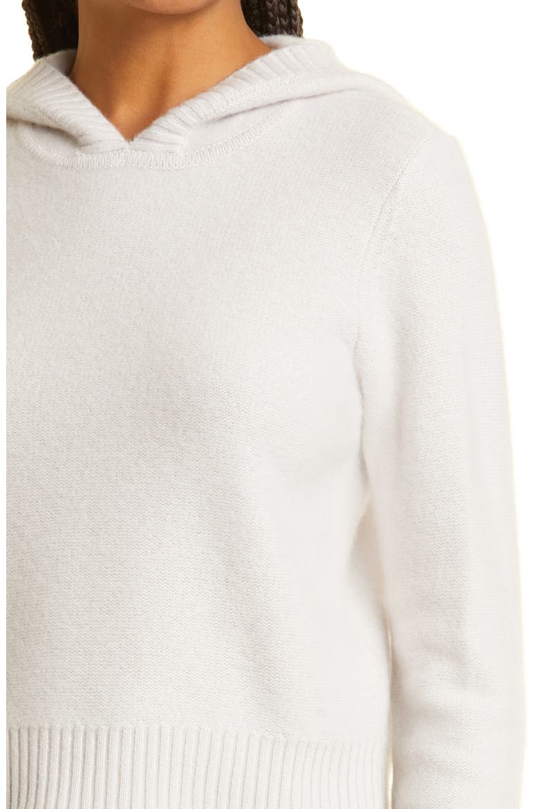 Boiled Cashmere Crop Hoodie, Alternate, color, LILAC