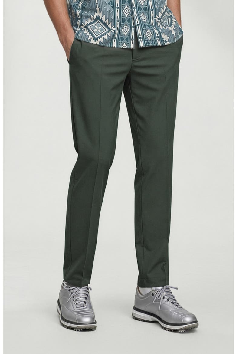 Benji Elastic Waist Pants, Alternate, color, PINE