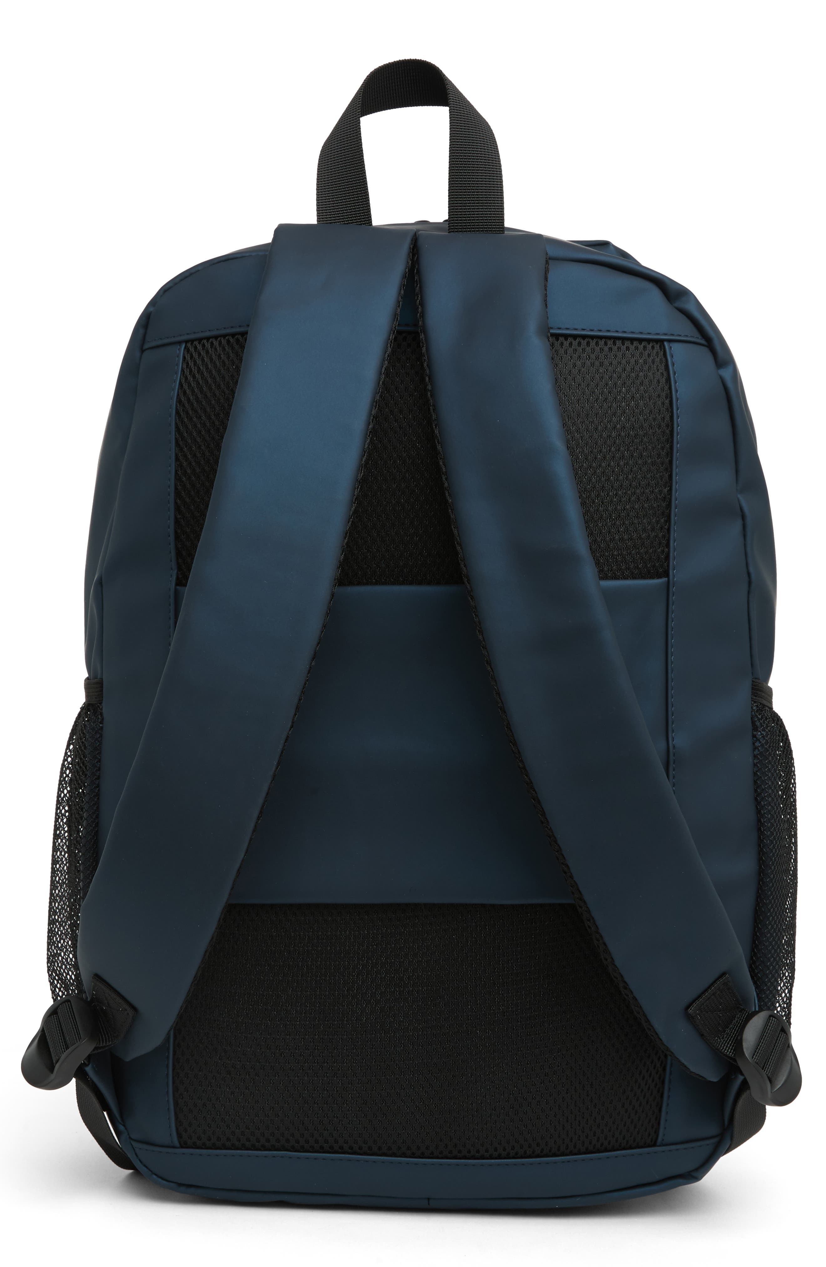 Diagonal Zip Backpack, Alternate, color, DARK BLUE