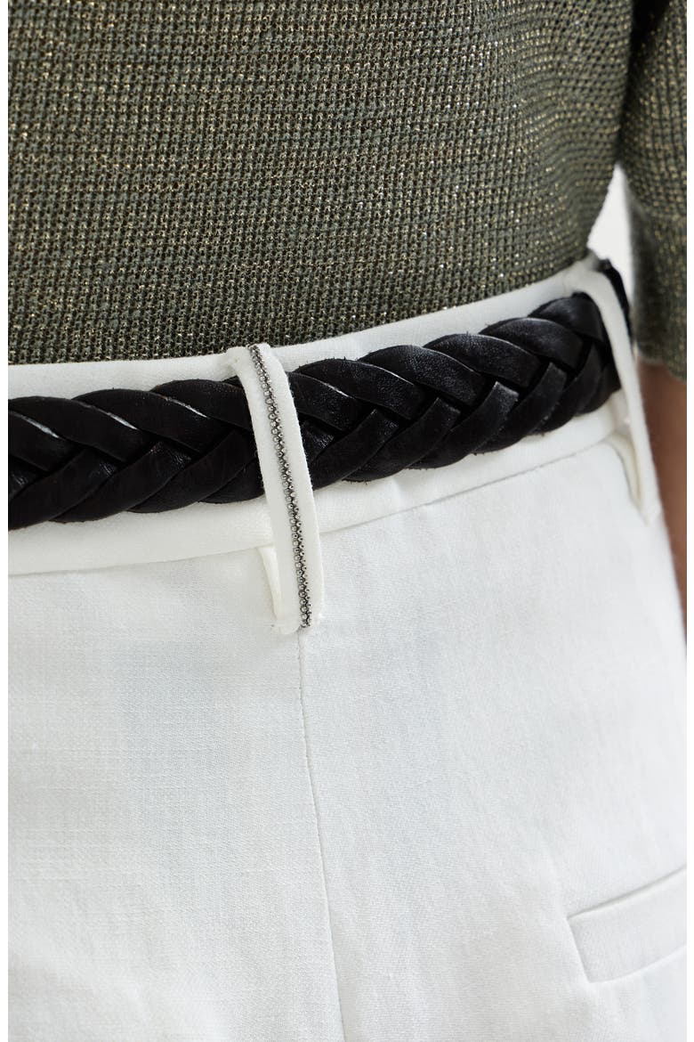Slouchy trousers, Alternate, color, White