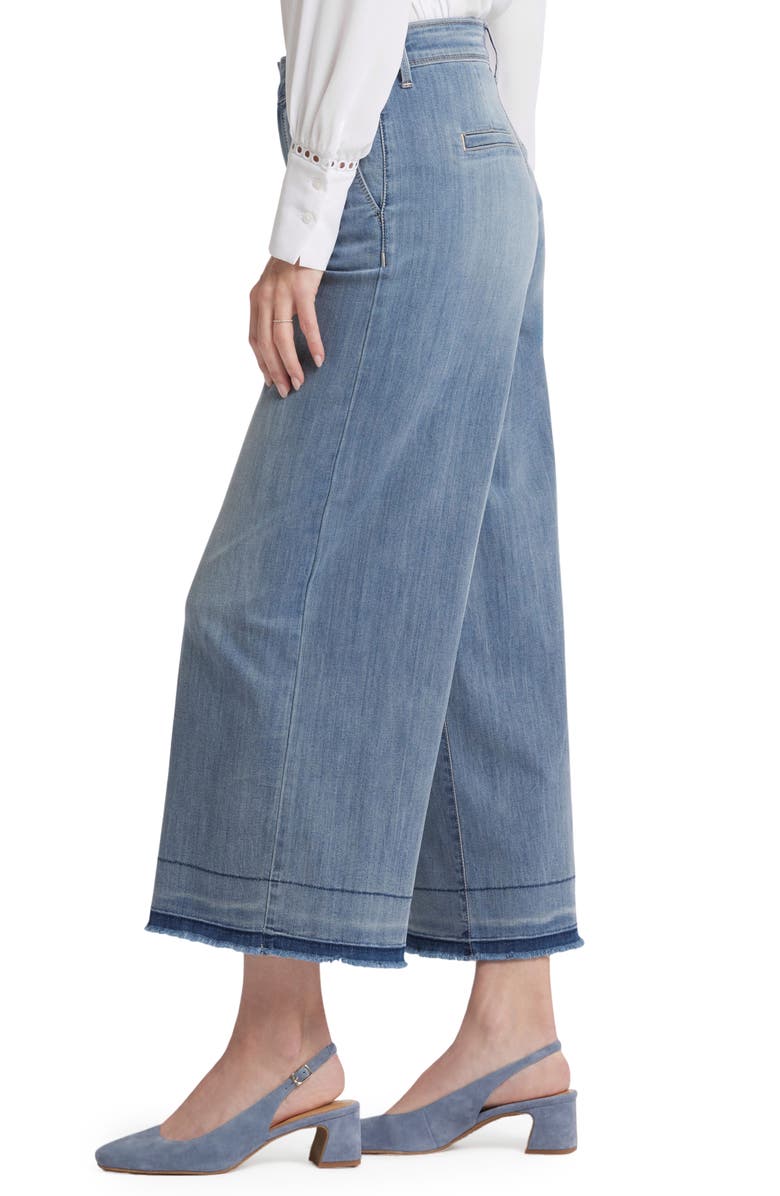 NYDJ Mona High Waist Crop Wide Leg Jeans, Alternate, color, State