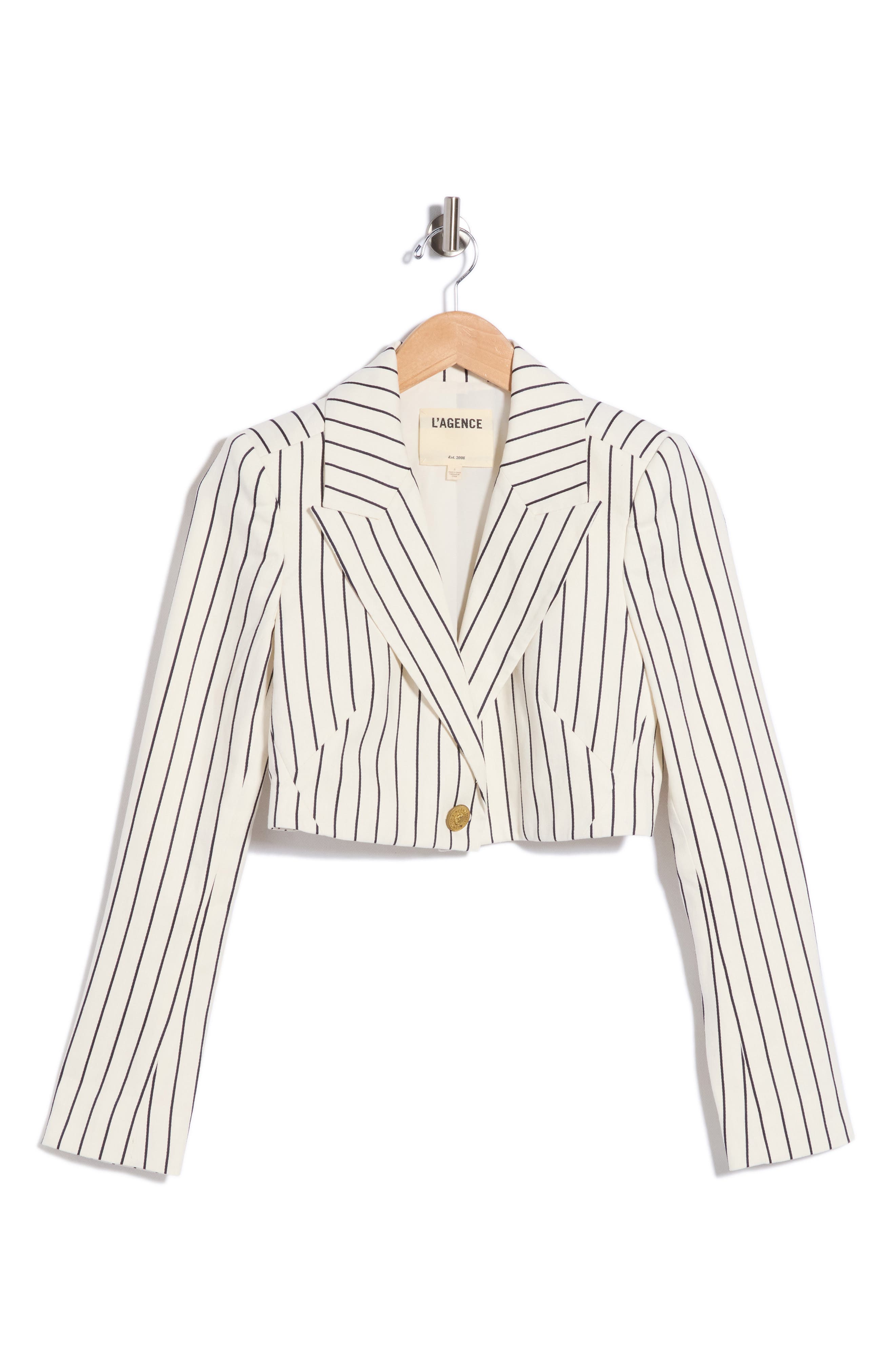 selected VINTAGE WHITE/BLACK PIN STRIPE