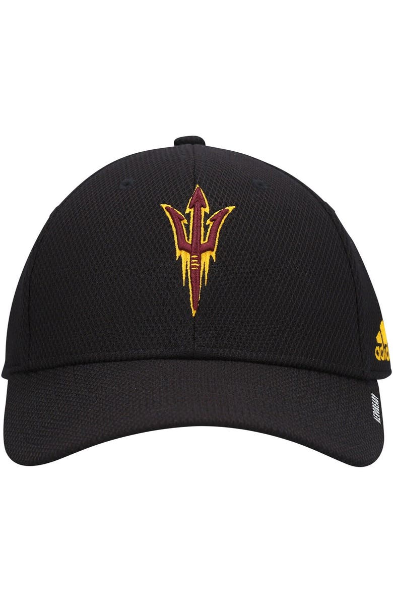 adidas Men's adidas Black Arizona State Sun Devils 2021 Sideline Coaches AEROREADY Flex Hat, Alternate, color, 