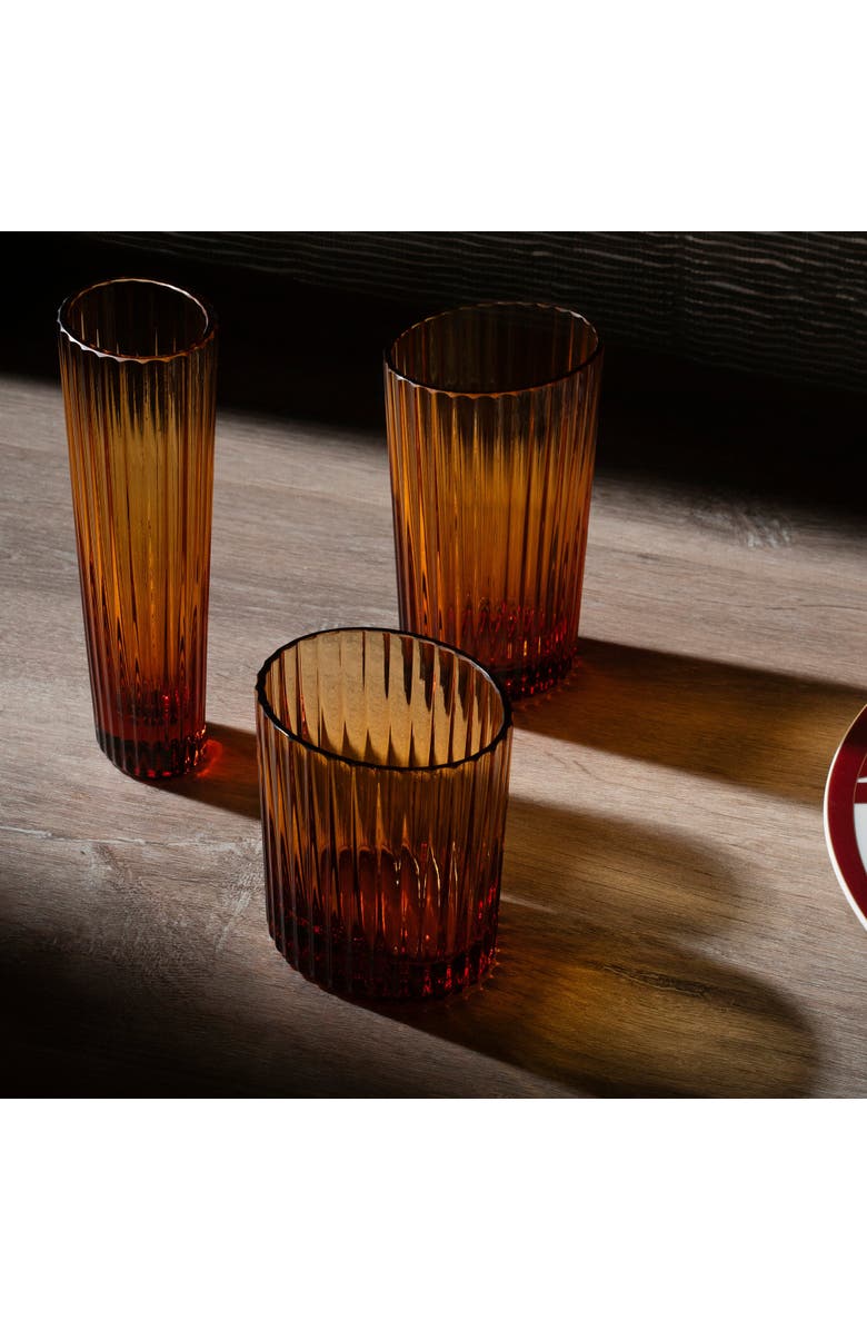 Missoni Champagne Glass Nastri Ambra, Alternate, color, Amber