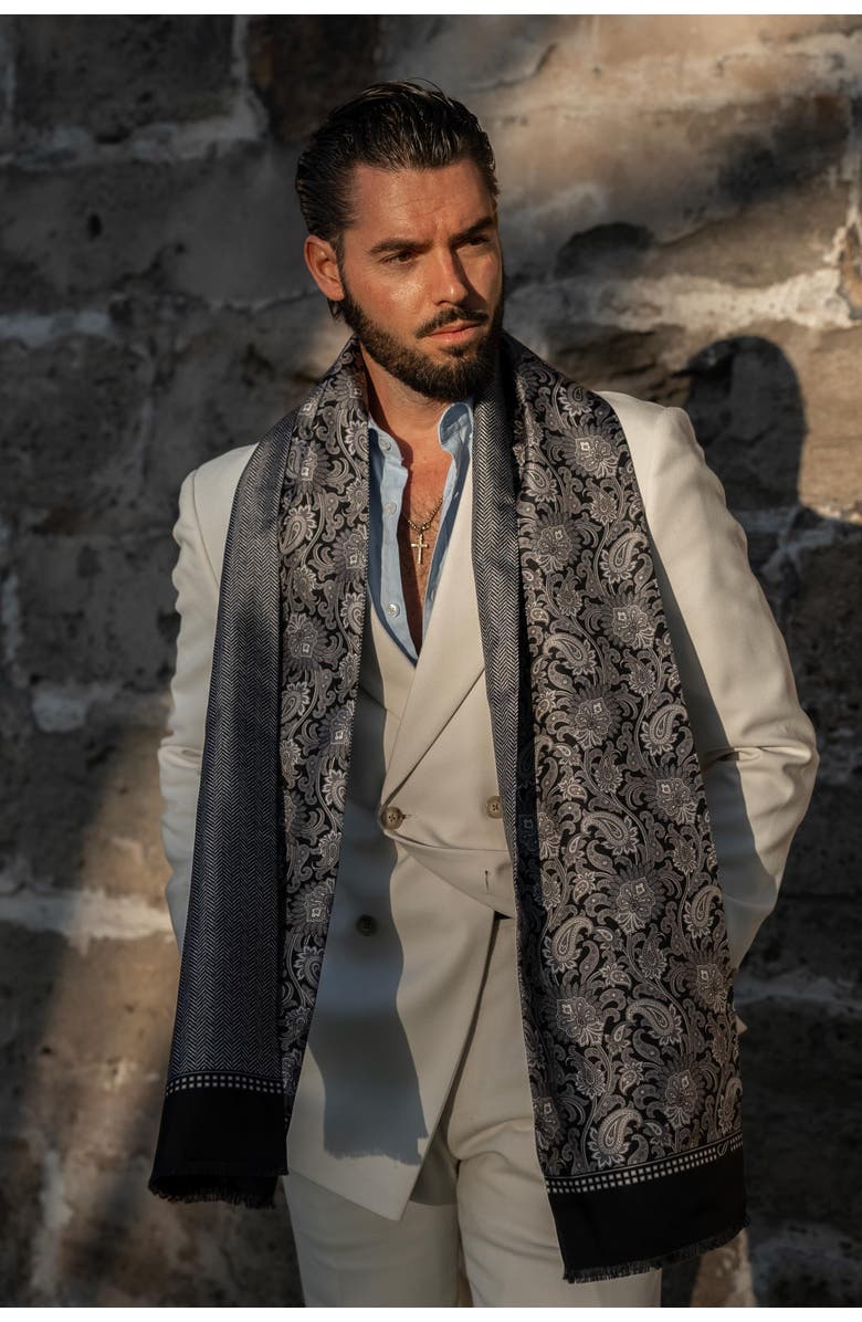 Elizabetta Pasquino - Silk Scarf for Men, Alternate, color,