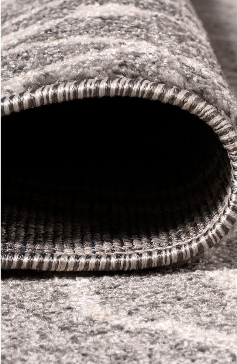 JONATHAN Y Rih Moroccan Style Diamond Area Rug, Alternate, color, Gray/Ivory