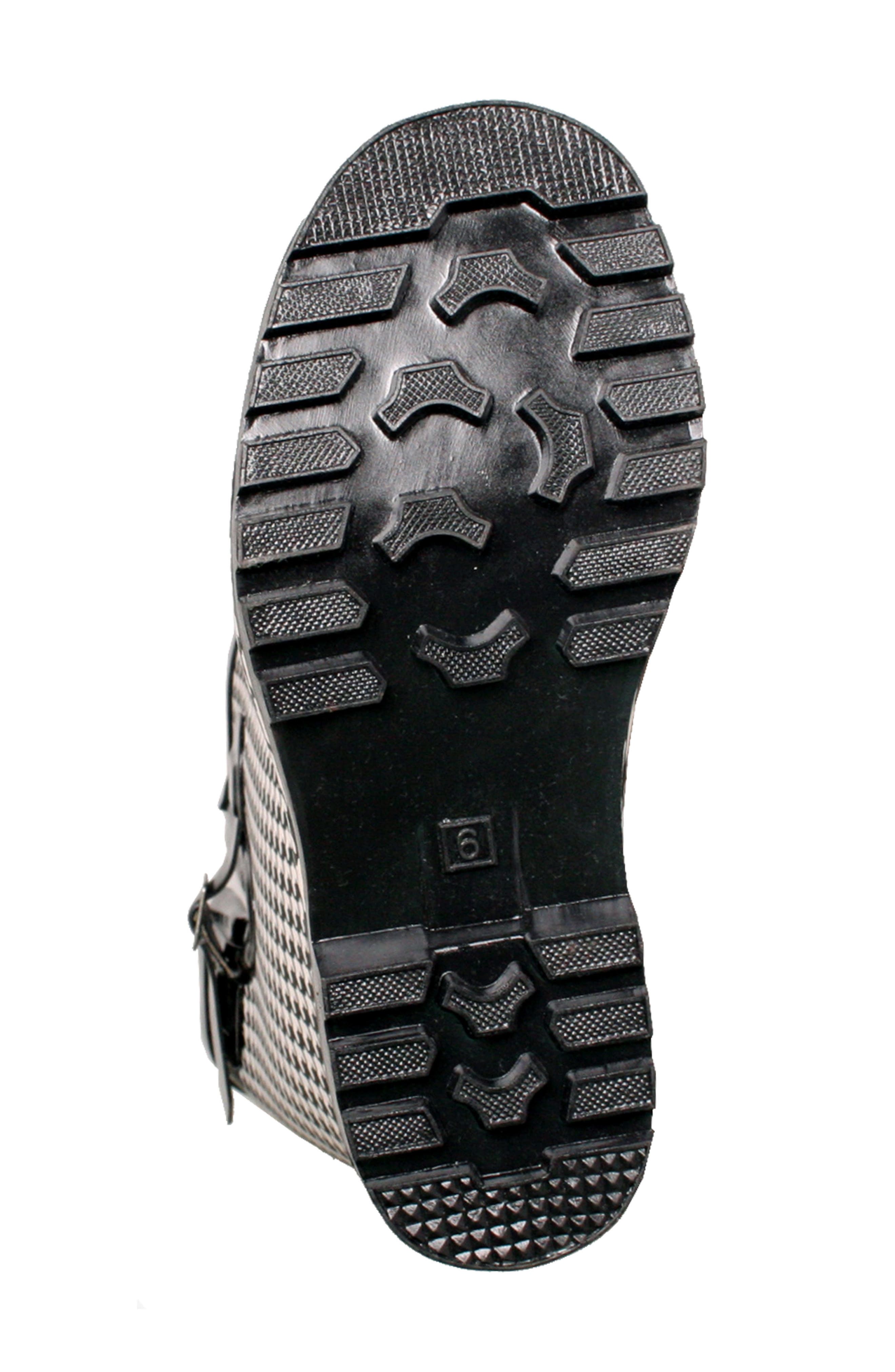 Nomad Puddles Waterproof Rain Boot, Alternate, color, Black Houndstooth