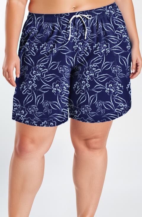 Plus Size 7" Board Shorts