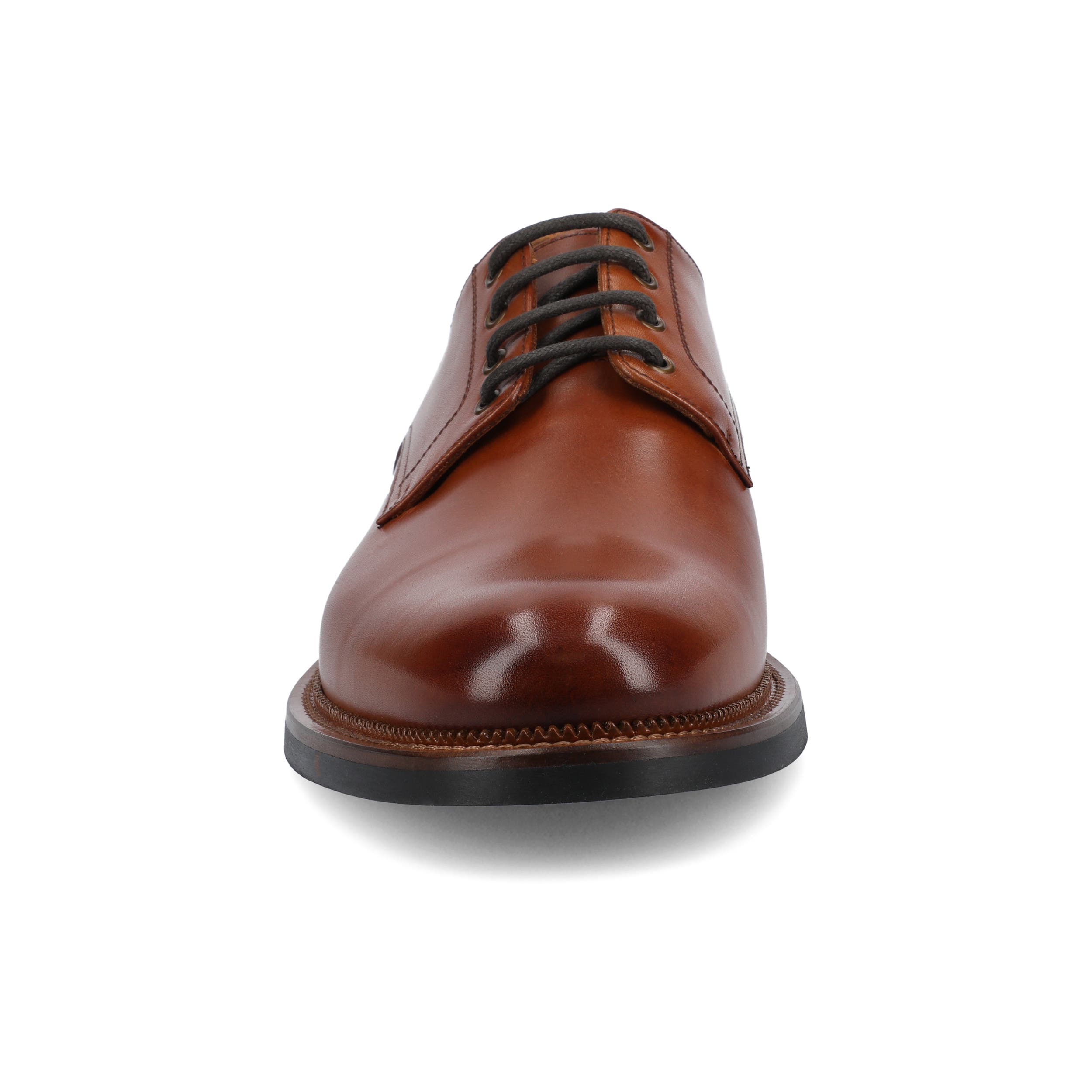 The Miles Medium and Wide Width Oxford Dress Shoe, Alternate, color, Brown