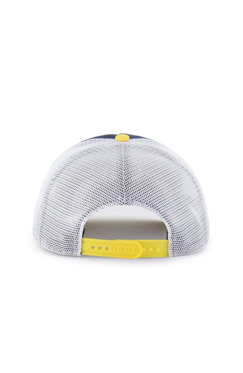 '47 Youth '47 Navy/Maize Michigan Wolverines Super Stripe Hitch Adjustable Trucker Hat, Alternate, color, Navy
