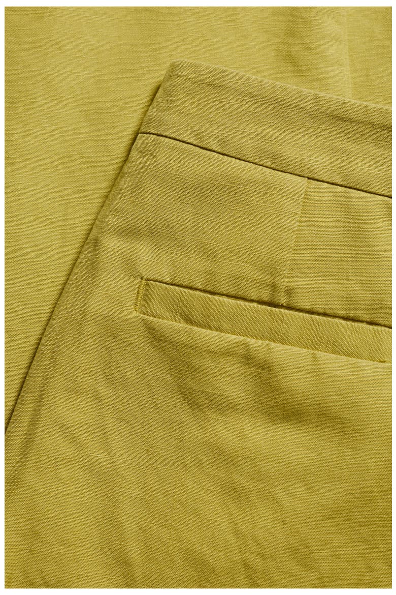 Westlin Linen & Organic Cotton Suit Pants, Alternate, color, LIME