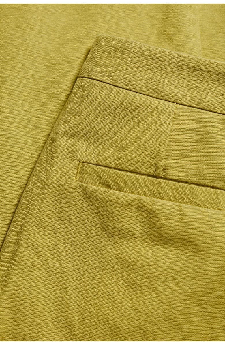 Seasalt Cornwall Westlin Linen & Organic Cotton Suit Pants, Alternate, color, Lime