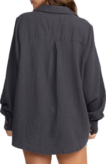 Swell Gauze Button-Up Shirt