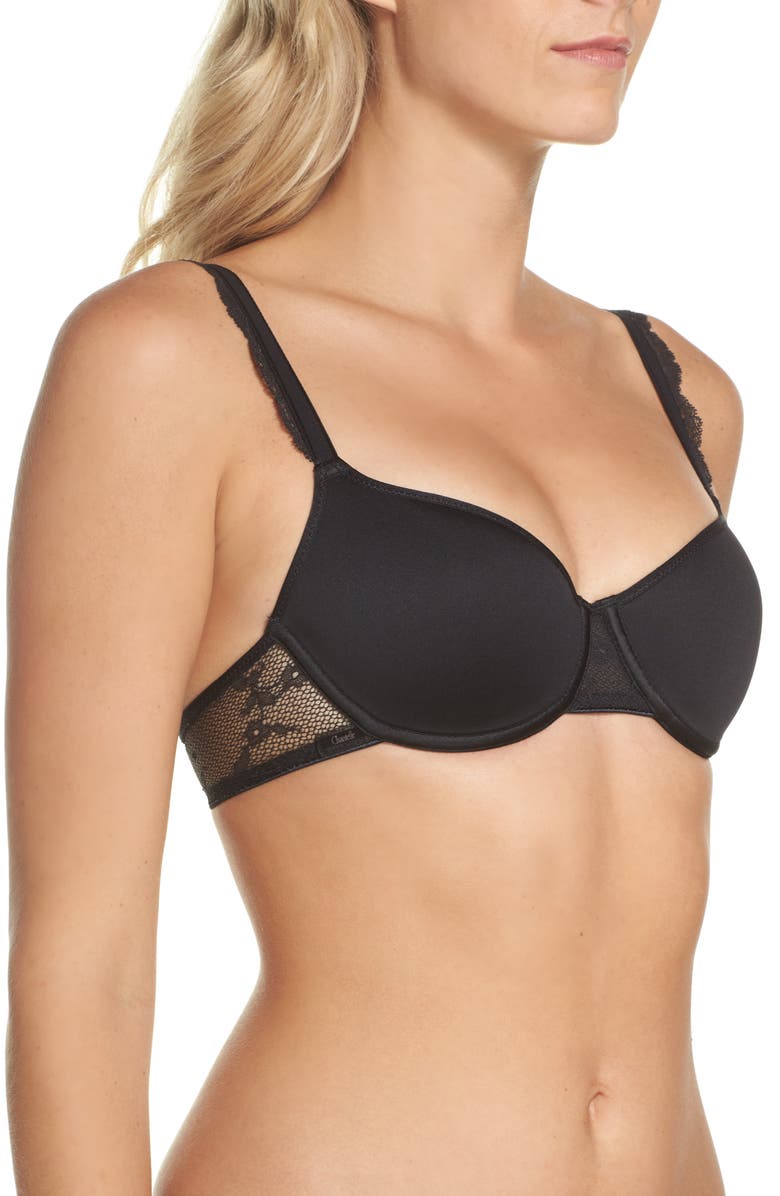 Chantelle Lingerie Everyday Lace Underwire Demi Bra, Alternate, color, 