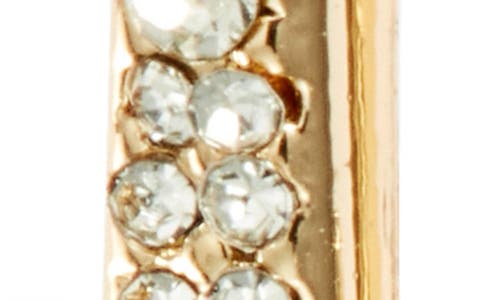 Open Edit Set Of 2 Squared Hoop Earrings In Gold