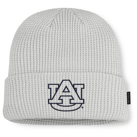 Men Nike Gray Auburn Tigers 2025 On-Field Utility Cuffed Knit Hat