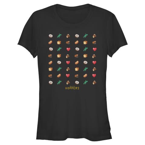 Junior's Hoppers Beaver Mabel and Tom Lizard Classic Icons  Graphic T-Shirt