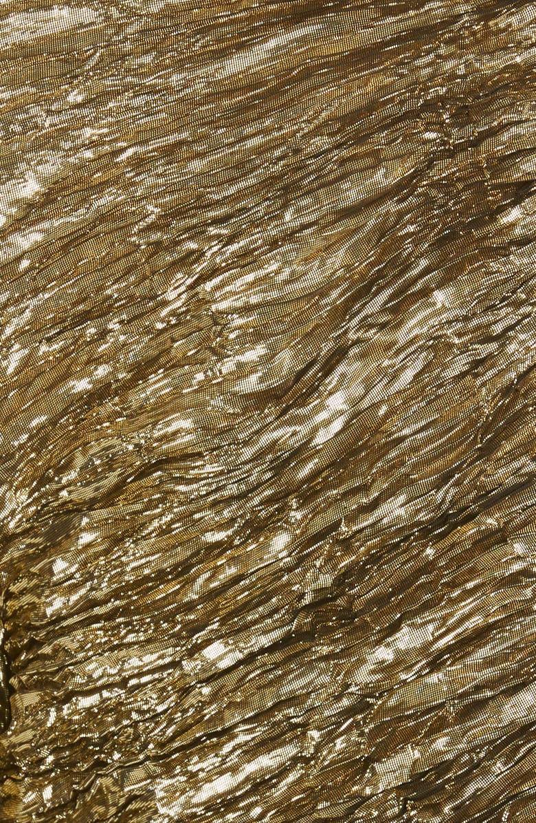 Junya Watanabe Crinkled Metallic Taffeta Jacket, Alternate, color,